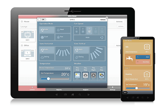 Air Source Heat Pumps Web Control