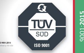 TermoPlus is accredited with ISO 9001-2015 certified by TÜV SÜD